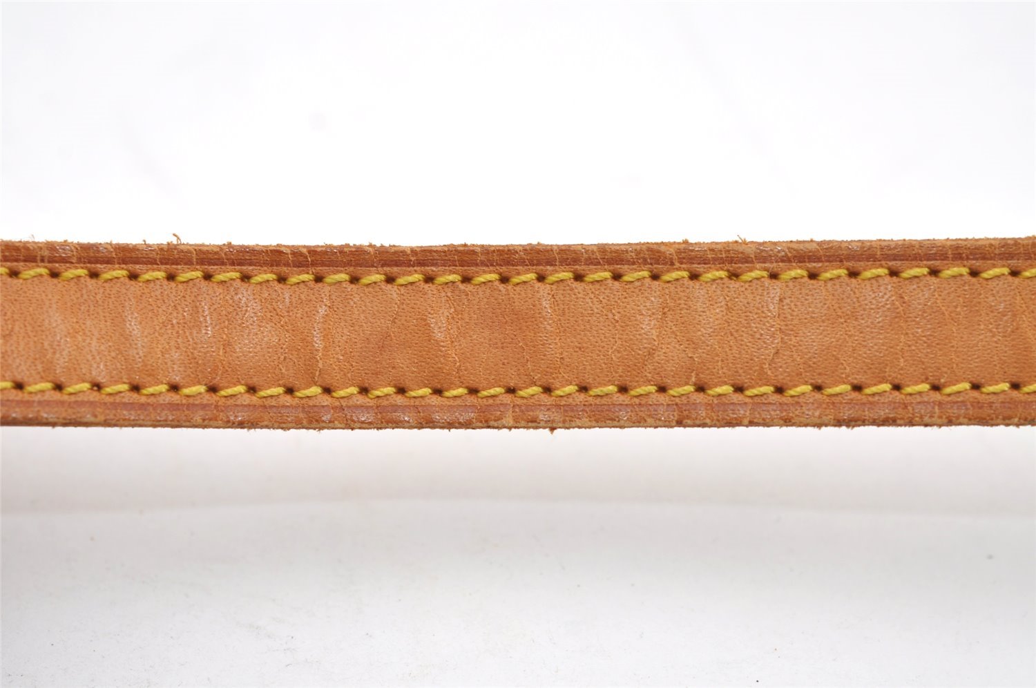 Authentic Louis Vuitton Leather Shoulder Strap Beige 38.8