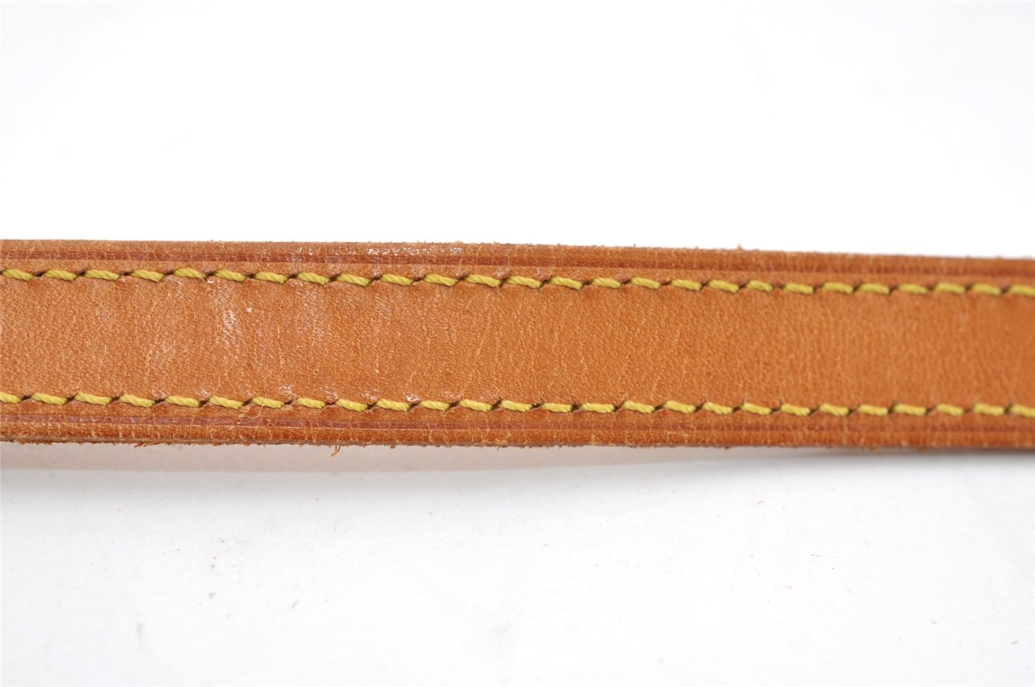 Authentic Louis Vuitton Leather Shoulder Strap Beige 38.8