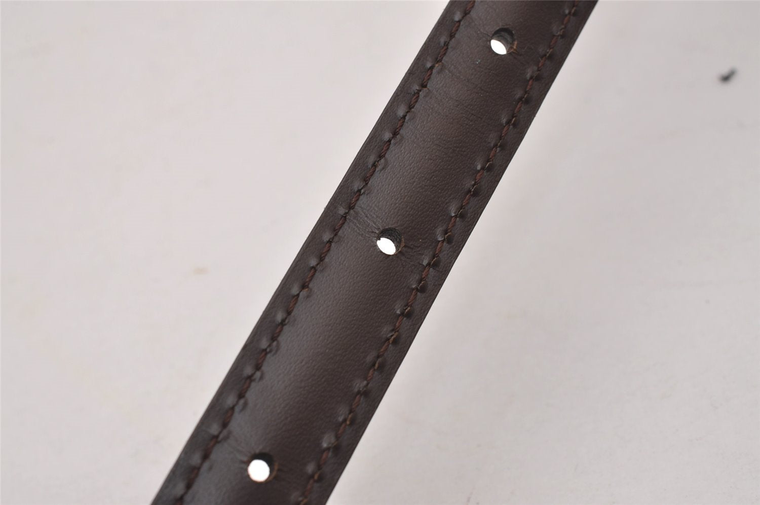 Authentic Louis Vuitton Leather Shoulder Strap Brown 40.4-47.8