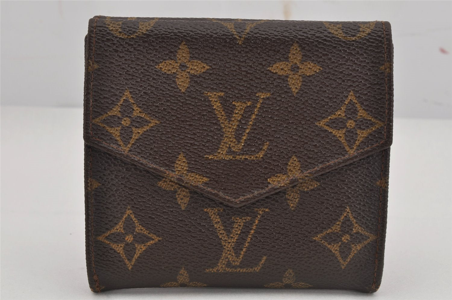 Authentic Louis Vuitton Monogram Porte Monnaie Billets Wallet M61660 LV 9515J