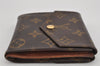 Authentic Louis Vuitton Monogram Porte Monnaie Billets Wallet M61660 LV 9515J