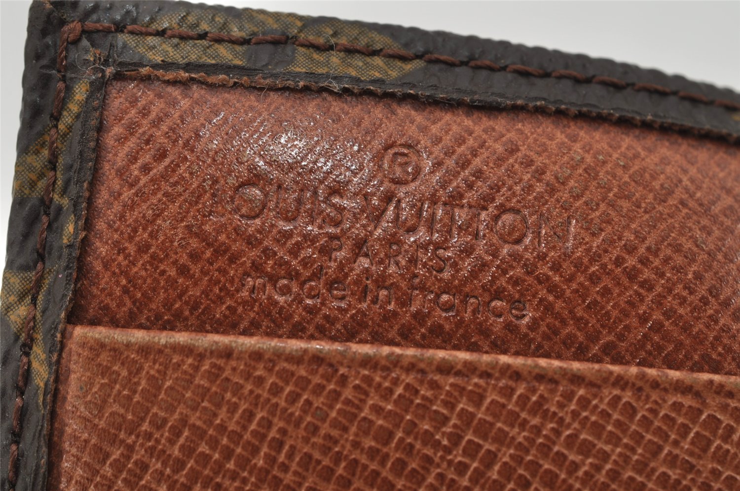 Authentic Louis Vuitton Monogram Porte Monnaie Billets Wallet M61660 LV 9515J