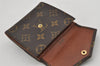 Authentic Louis Vuitton Monogram Porte Monnaie Billets Wallet M61660 LV 9515J