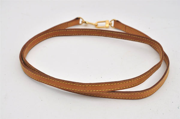 Authentic Louis Vuitton Leather Shoulder Strap Beige 45.5" LV 9516I