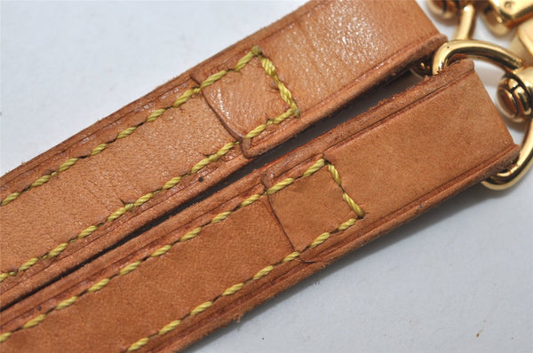 Authentic Louis Vuitton Leather Shoulder Strap Beige 45.5" LV 9516I