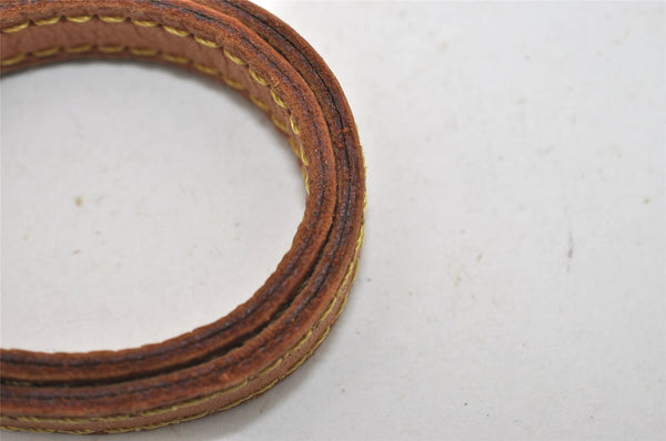 Authentic Louis Vuitton Leather Shoulder Strap Beige 45.5" LV 9516I