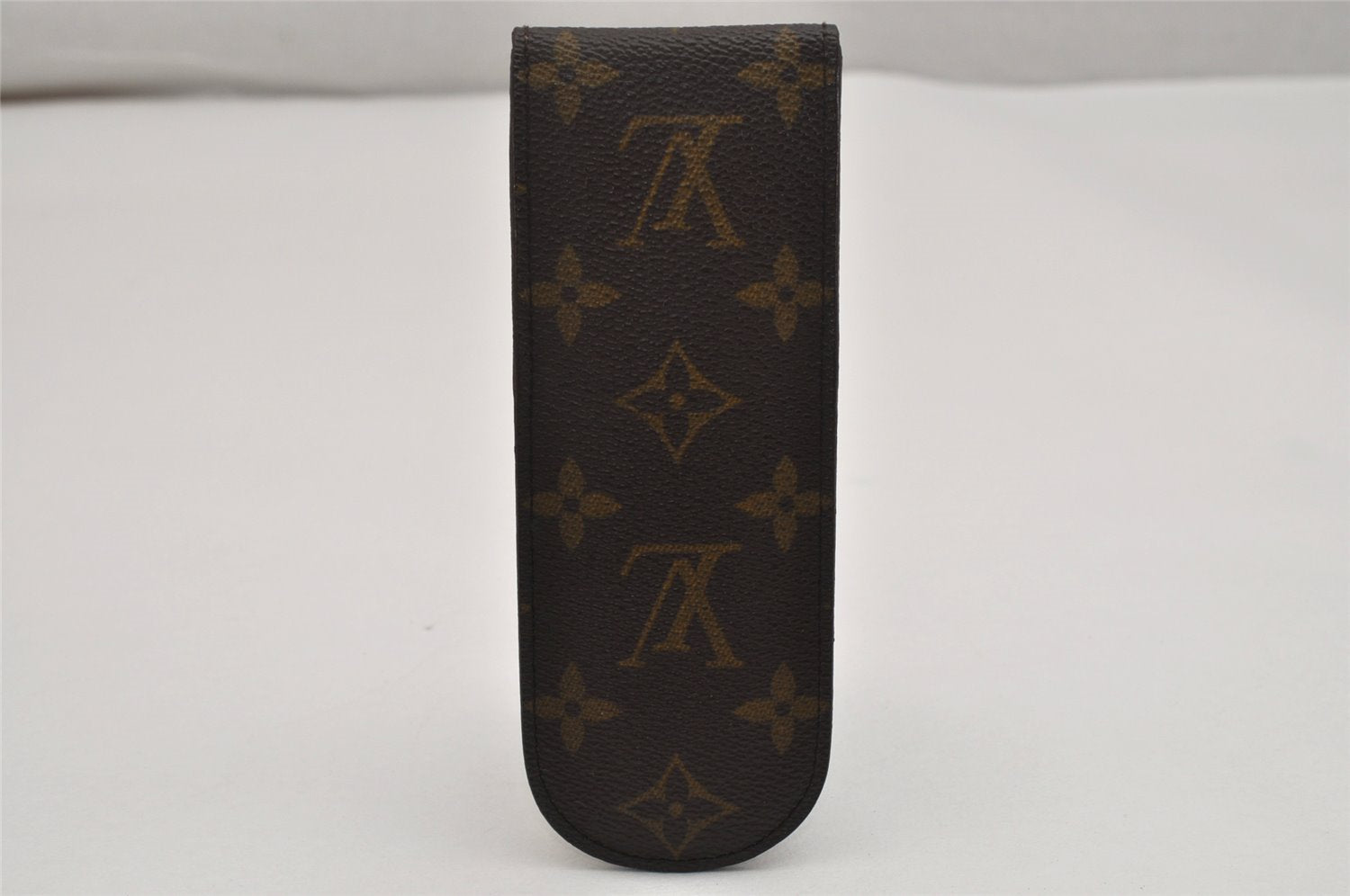 Authentic Louis Vuitton Monogram Etui Styro Pen Case M62990 LV 9516J