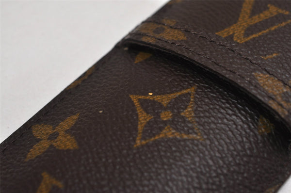 Authentic Louis Vuitton Monogram Etui Styro Pen Case M62990 LV 9516J