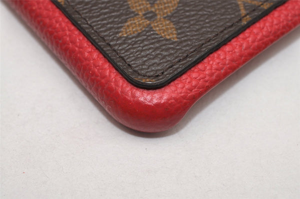 Authentic Louis Vuitton Monogram Bumper 11 Pro Max IPhone Case M69095 Red 9517J