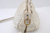 Authentic BOTTEGA VENETA Intrecciato Leather Shoulder Cross Body Bag White 9518I