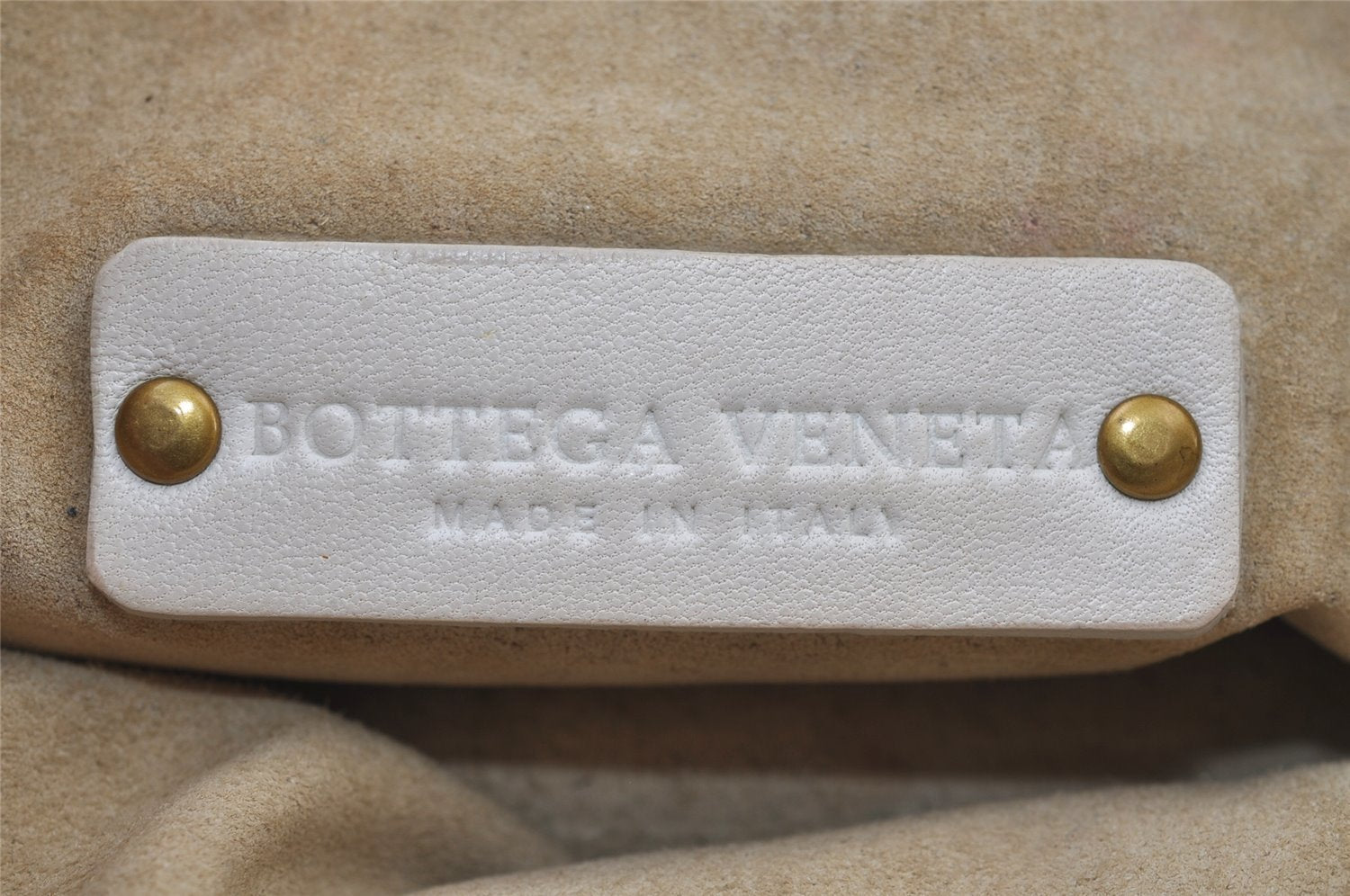 Authentic BOTTEGA VENETA Intrecciato Leather Shoulder Cross Body Bag White 9518I