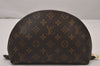 Auth Louis Vuitton Monogram Trousse Demi Ronde 23 Pouch M47520 Junk 9519I