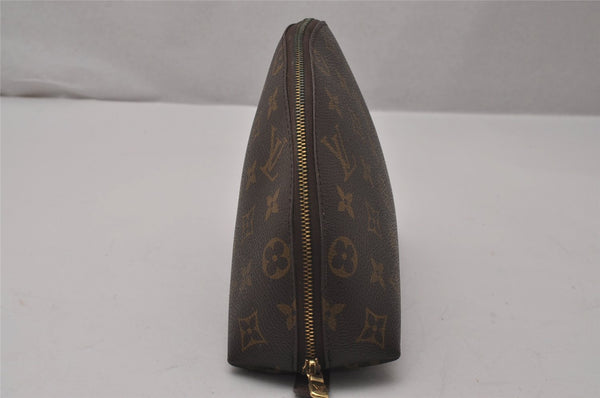 Auth Louis Vuitton Monogram Trousse Demi Ronde 23 Pouch M47520 Junk 9519I