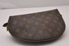 Auth Louis Vuitton Monogram Trousse Demi Ronde 23 Pouch M47520 Junk 9519I