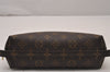 Auth Louis Vuitton Monogram Trousse Demi Ronde 23 Pouch M47520 Junk 9519I