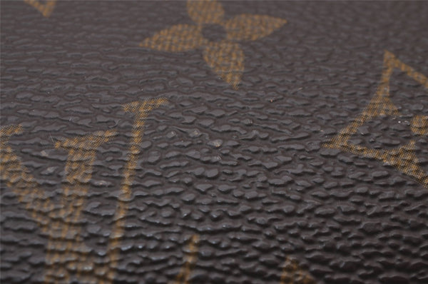 Auth Louis Vuitton Monogram Trousse Demi Ronde 23 Pouch M47520 Junk 9519I