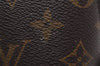 Auth Louis Vuitton Monogram Trousse Demi Ronde 23 Pouch M47520 Junk 9519I