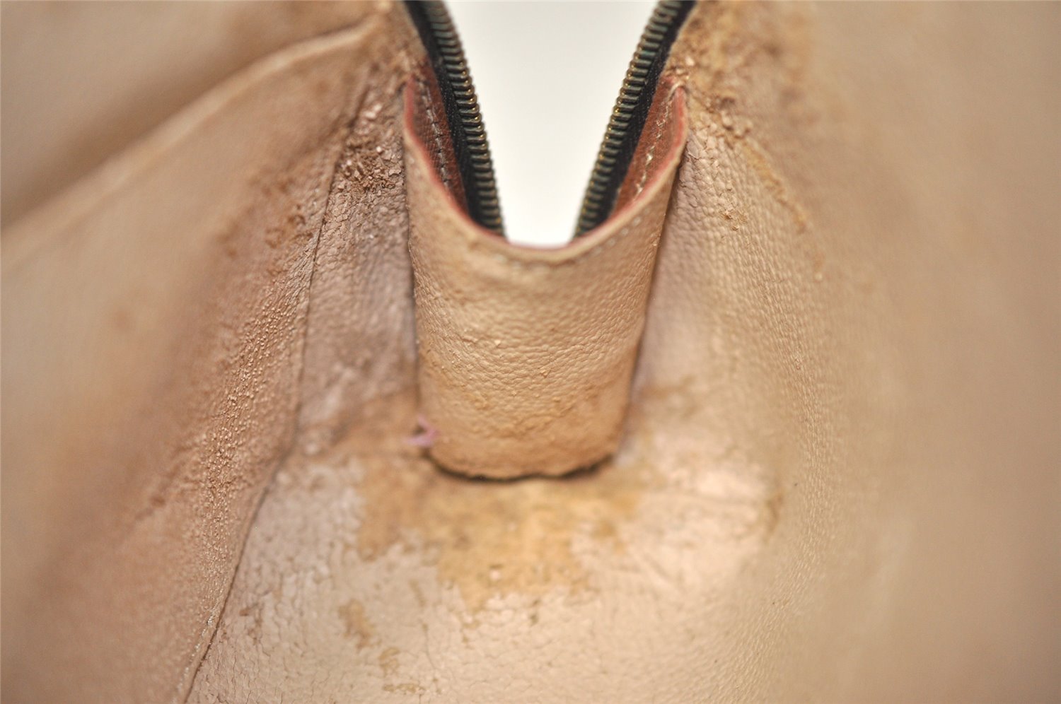 Auth Louis Vuitton Monogram Trousse Demi Ronde 23 Pouch M47520 Junk 9519I