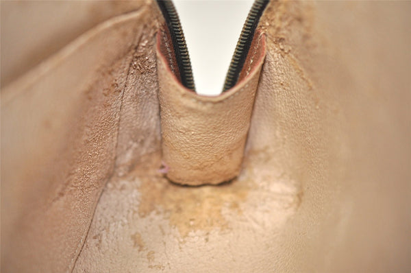 Auth Louis Vuitton Monogram Trousse Demi Ronde 23 Pouch M47520 Junk 9519I