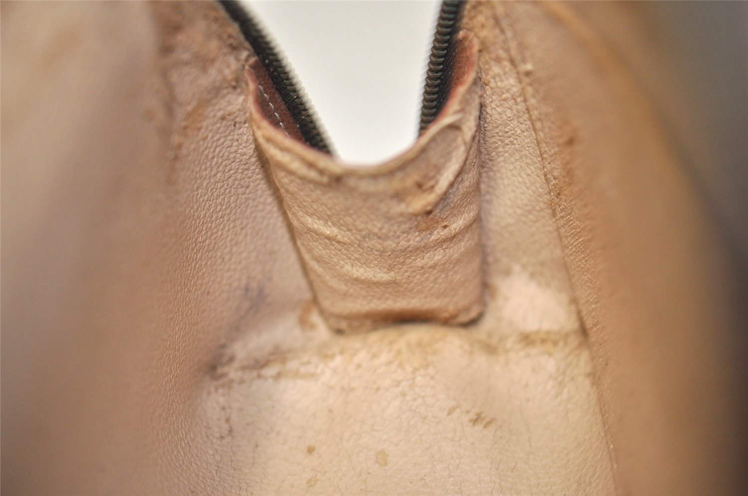 Auth Louis Vuitton Monogram Trousse Demi Ronde 23 Pouch M47520 Junk 9519I