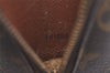 Auth Louis Vuitton Monogram Trousse Demi Ronde 23 Pouch M47520 Junk 9519I