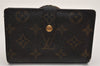 Auth Louis Vuitton Monogram Porte Monnaie Billets Viennois M61663 Wallet 9519J