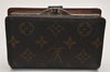 Auth Louis Vuitton Monogram Porte Monnaie Billets Viennois M61663 Wallet 9519J