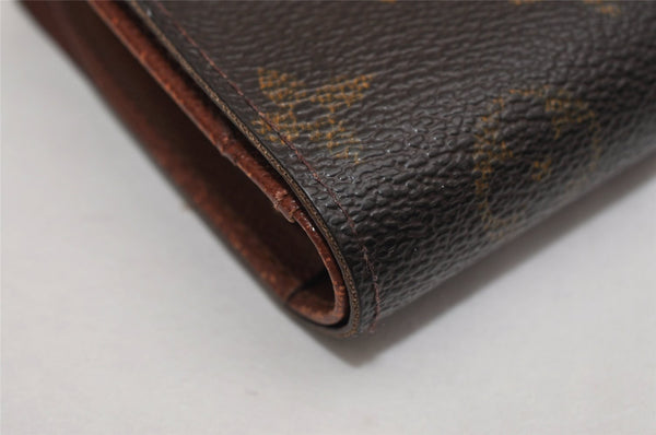 Auth Louis Vuitton Monogram Porte Monnaie Billets Viennois M61663 Wallet 9519J