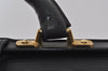 Authentic Louis Vuitton Epi Serviette Fermoir Briefcase M54352 Black LV 9521I