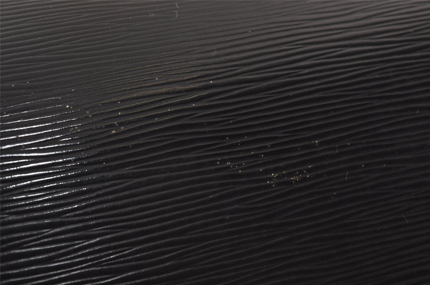 Authentic Louis Vuitton Epi Serviette Fermoir Briefcase M54352 Black LV 9521I