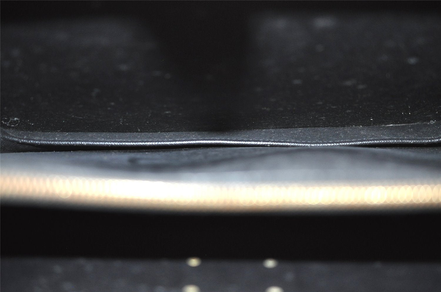 Authentic Louis Vuitton Epi Serviette Fermoir Briefcase M54352 Black LV 9521I