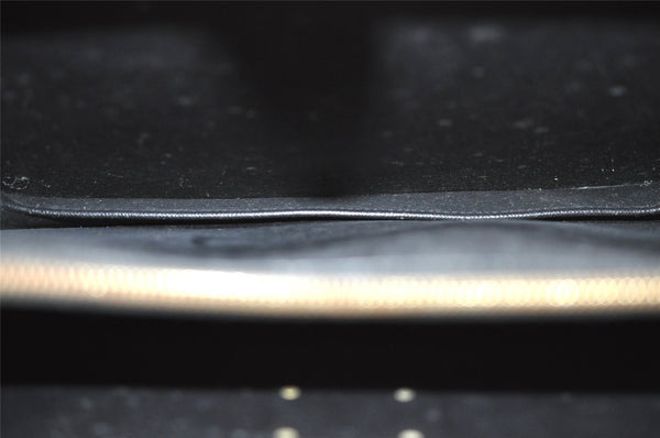 Authentic Louis Vuitton Epi Serviette Fermoir Briefcase M54352 Black LV 9521I