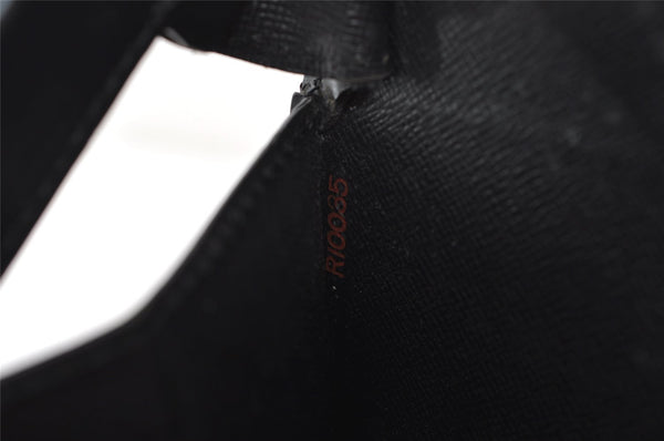 Authentic Louis Vuitton Epi Serviette Fermoir Briefcase M54352 Black LV 9521I