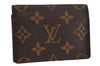 Auth Louis Vuitton Monogram Enveloppe Carte de Visite Card Case M62920 LV 9521J