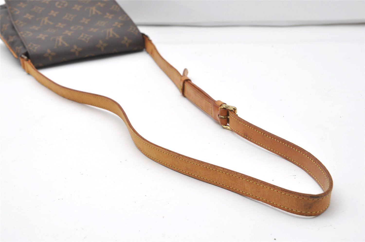 Auth Louis Vuitton Monogram Musette Salsa M51387 Long Shoulder Cross Bag 9523I