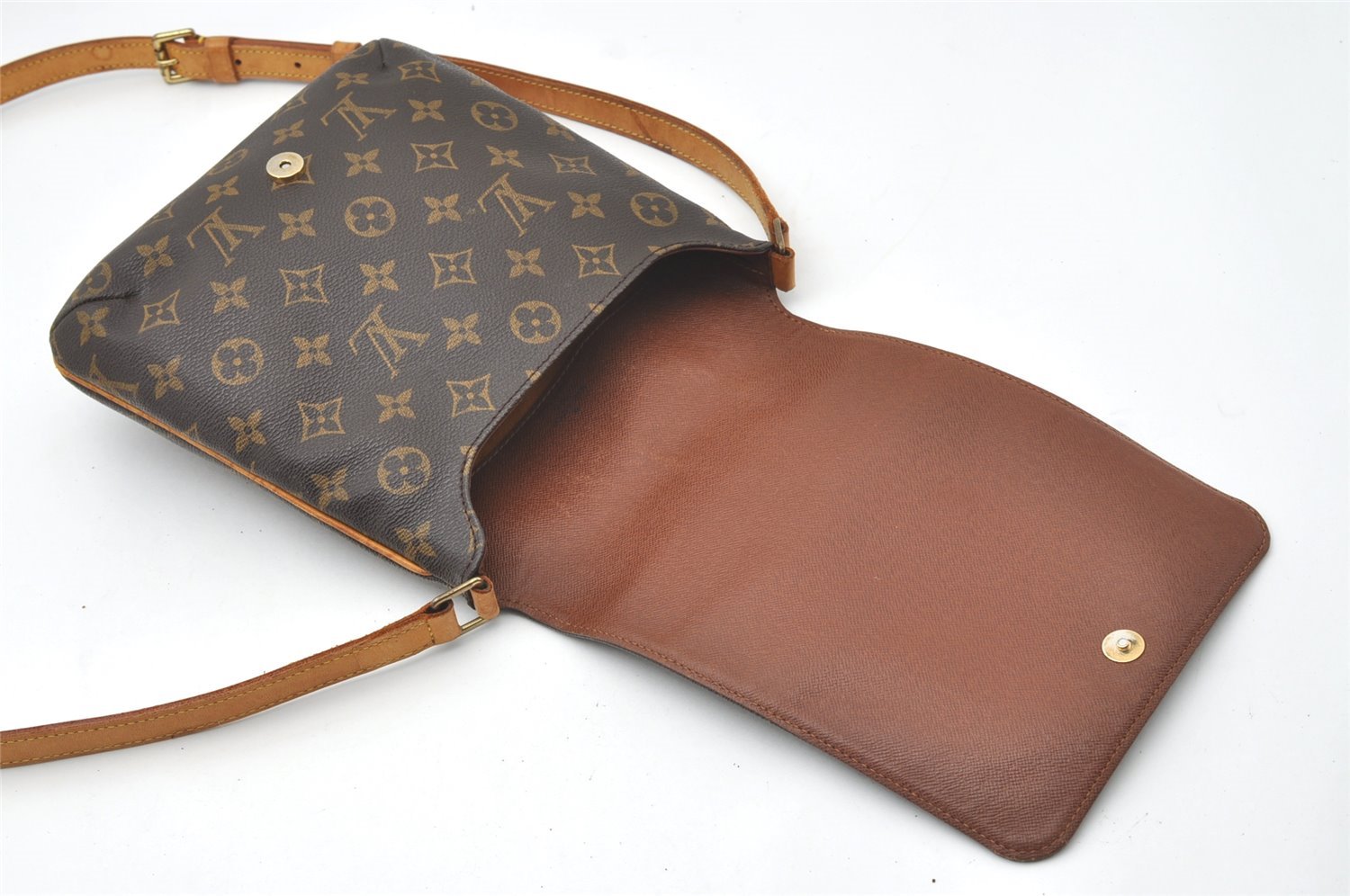 Auth Louis Vuitton Monogram Musette Salsa M51387 Long Shoulder Cross Bag 9523I