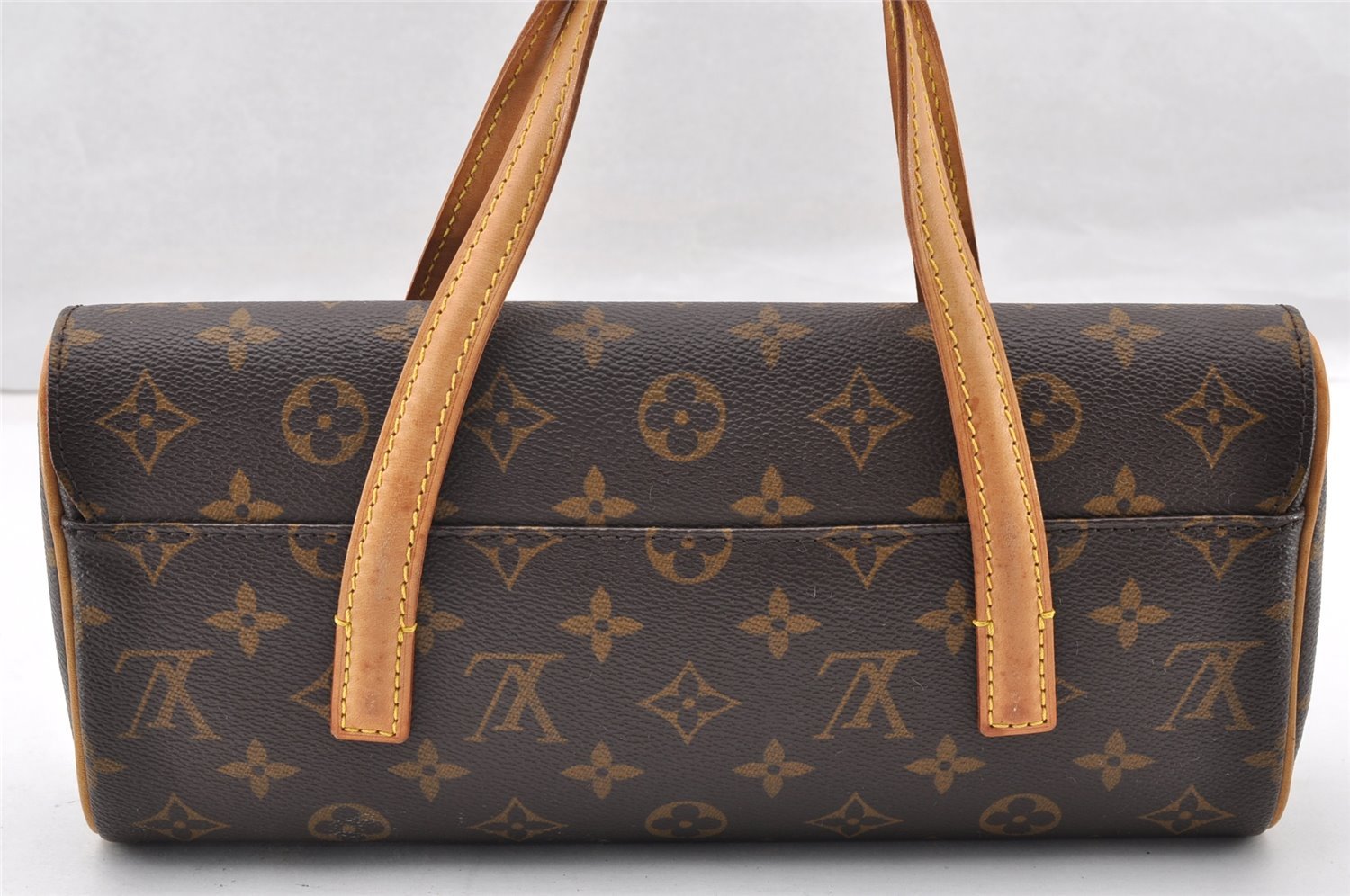 Authentic Louis Vuitton Monogram Sonatine Hand Bag Purse M51902 LV 9524I
