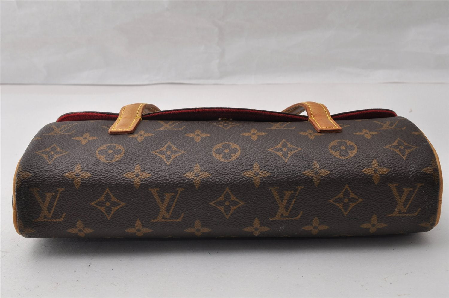 Authentic Louis Vuitton Monogram Sonatine Hand Bag Purse M51902 LV 9524I