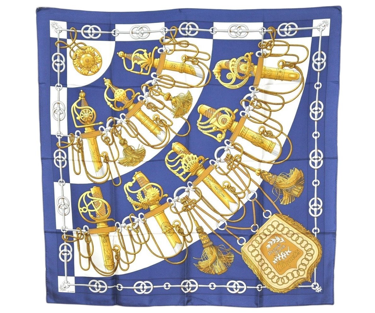 Authentic HERMES Carre 90 Scarf 