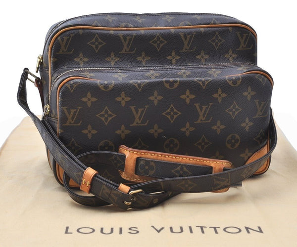 Authentic Louis Vuitton Monogram Nile Shoulder Cross Body Bag M45244 LV 9525I