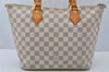 Authentic Louis Vuitton Damier Azur Saleya PM Shoulder Tote Bag N51186 LV 9526I
