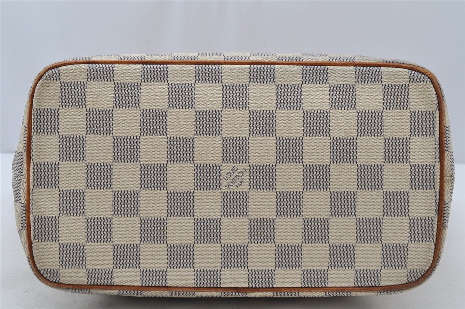 Authentic Louis Vuitton Damier Azur Saleya PM Shoulder Tote Bag N51186 LV 9526I