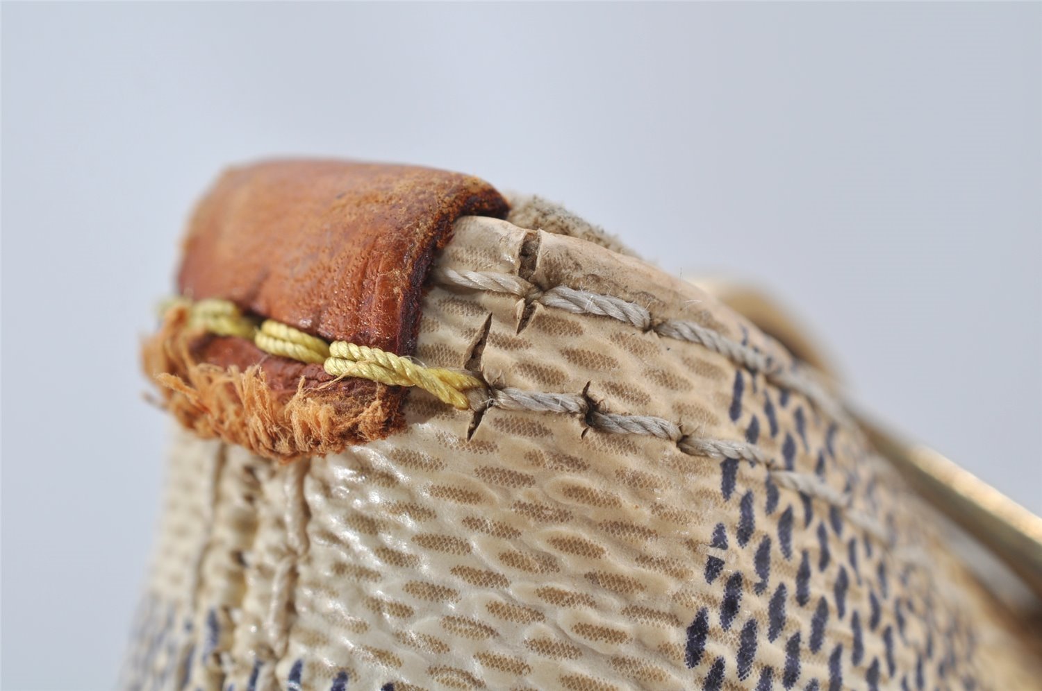 Authentic Louis Vuitton Damier Azur Saleya PM Shoulder Tote Bag N51186 LV 9526I