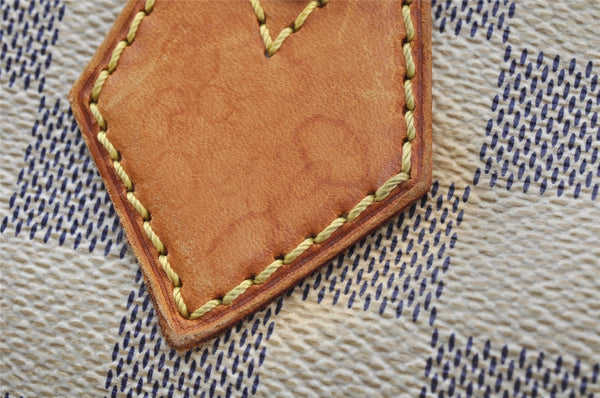 Authentic Louis Vuitton Damier Azur Saleya PM Shoulder Tote Bag N51186 LV 9526I