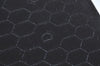 Authentic Christian Dior Honeycomb Chain Shoulder Bag Canvas Leather Black 9527I