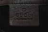 Authentic GUCCI Charlotte Shoulder Tote Bag GG Canvas Leather 203504 Brown 9527J