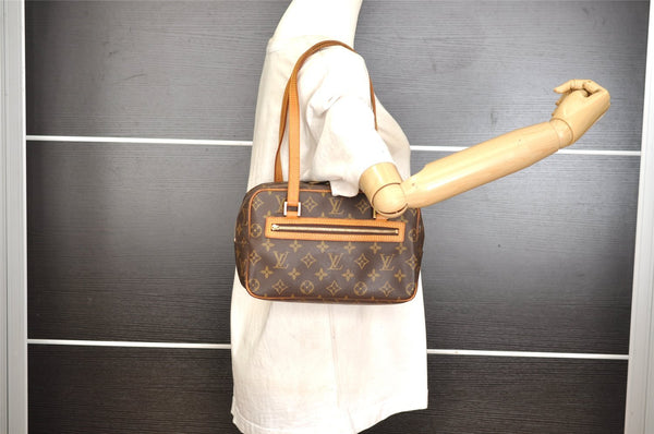 Authentic Louis Vuitton Monogram Cite MM Shoulder Bag M51182 LV 9530I