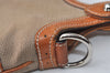 Auth GUCCI Interlocking G 2Way Shoulder Bag Canvas Leather 114875 Beige 9531J