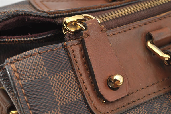 Authentic Louis Vuitton Damier Greenwich 2Way Shoulder Hand Bag N41337 LV 9534I
