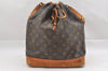 Authentic Louis Vuitton Monogram Noe Shoulder Drawstring Bag M42224 LV 9535I